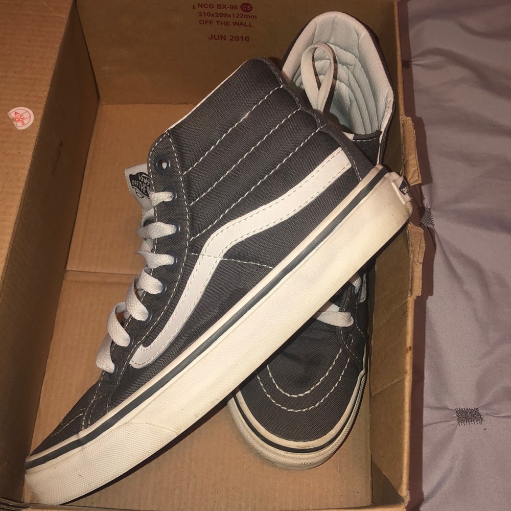 Like new grey vans worn a couple times